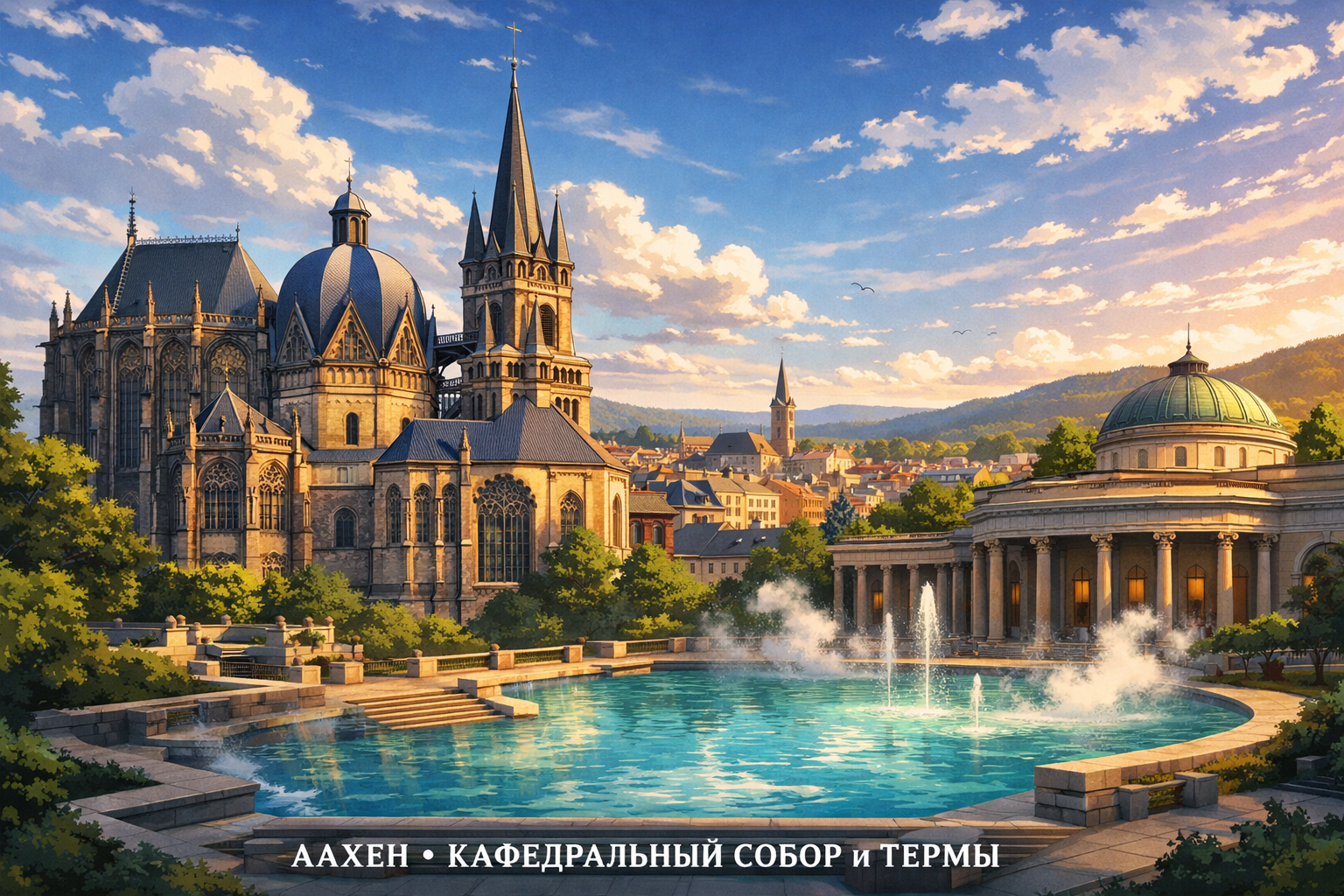 Ахенский собор и термы