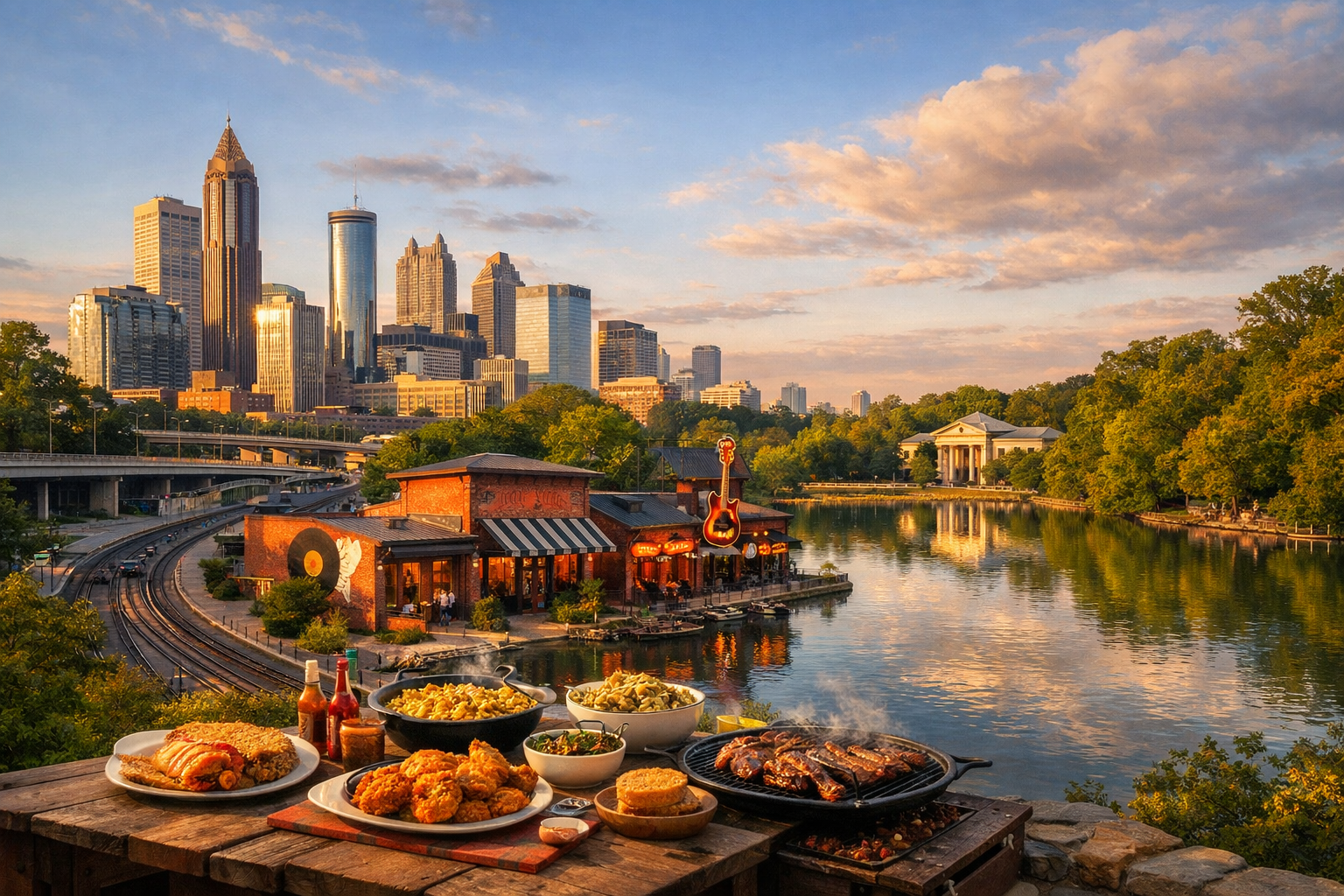 Atlanta - the musical culture and gastronomy of the South