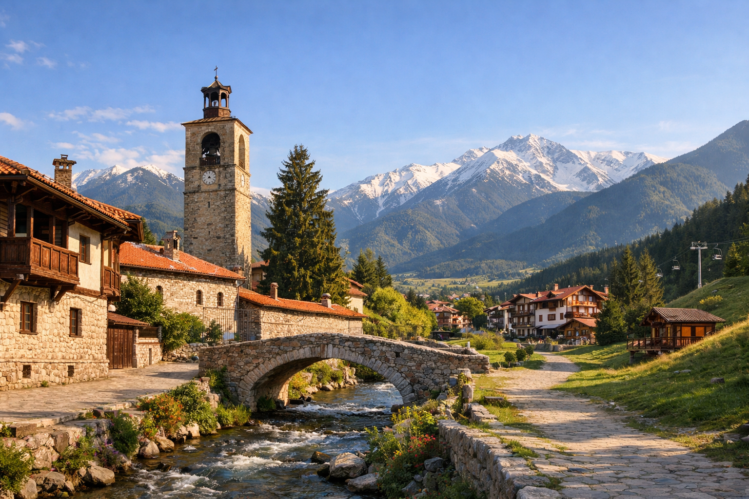 Bansko – Altstadt und Bergurlaub