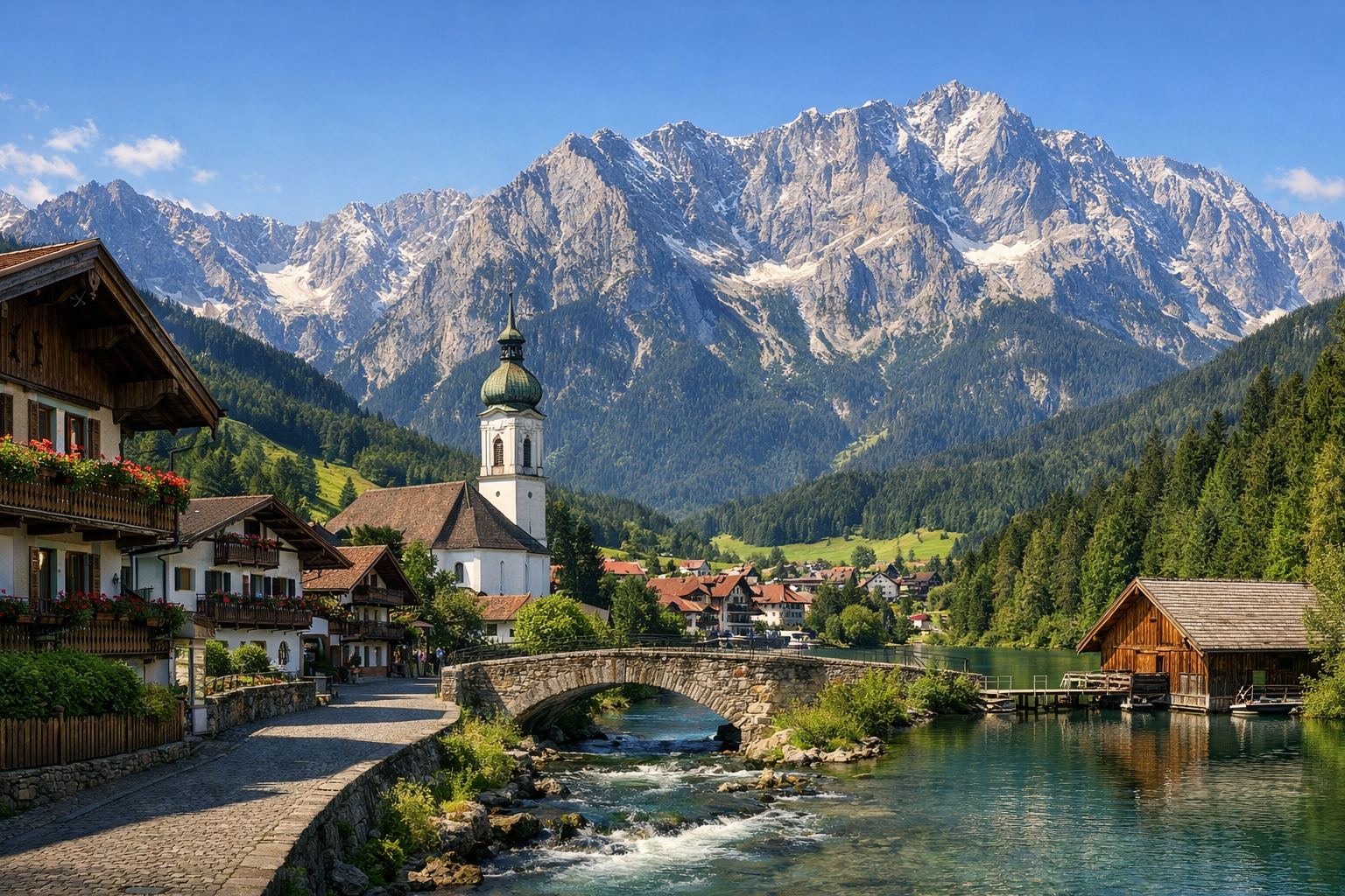 Bayerische Alpen: Garmisch-Partenkirchen und Zugspitze