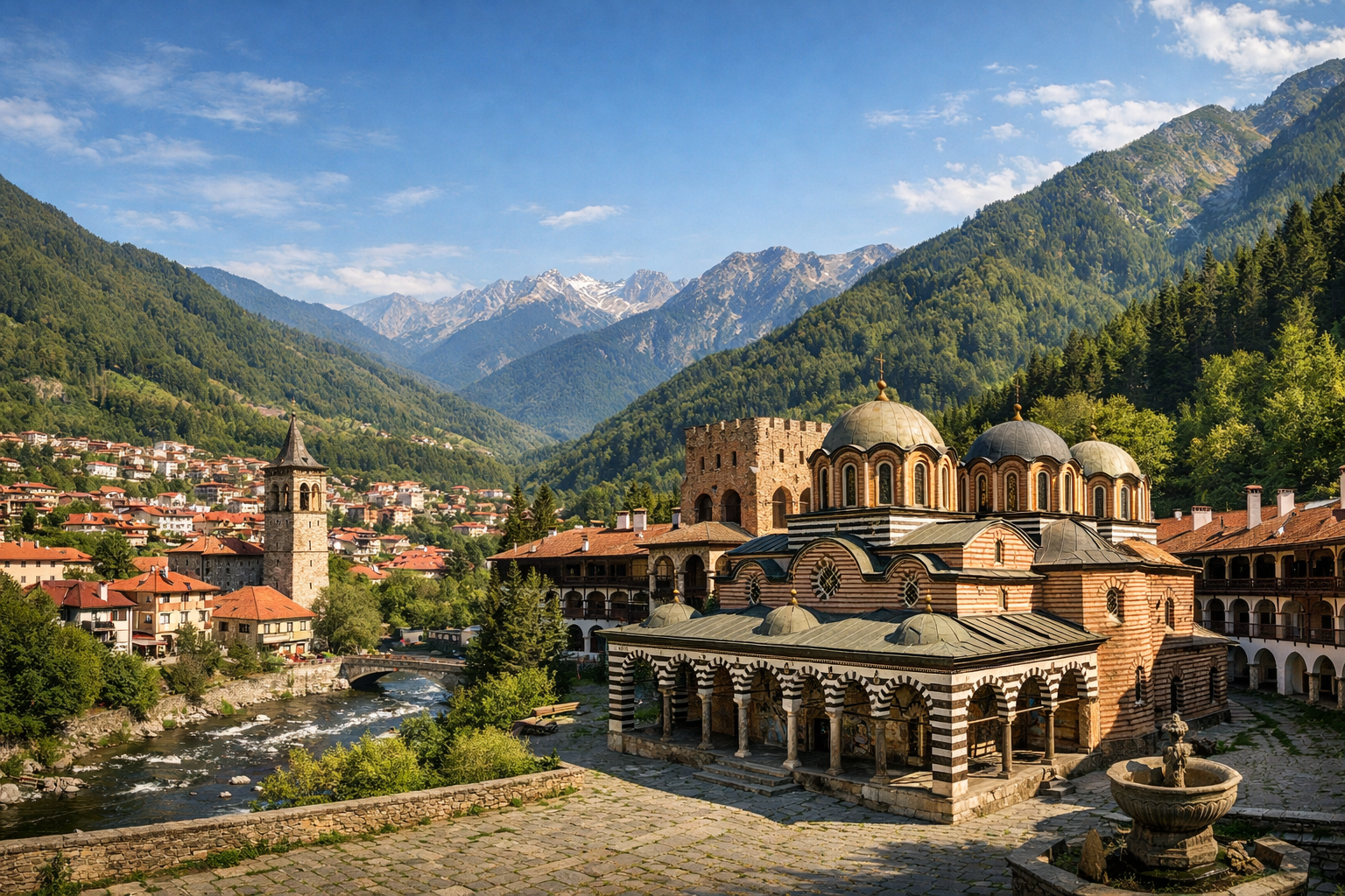 Blagoewgrad - Rila-Kloster Stadt Berge und Heiligtum