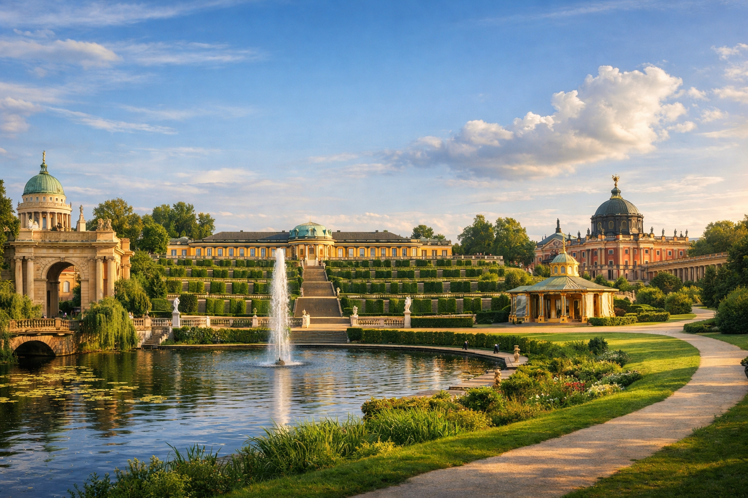 BRANDENBURG - Potsdam Sanssouci Schlösser und Parks