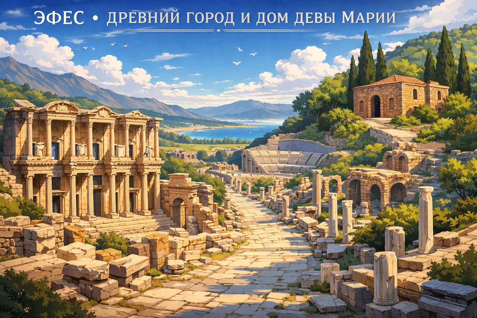 EPHESUS • ANCIENT CITY AND HOUSE OF THE VIRGIN MARY