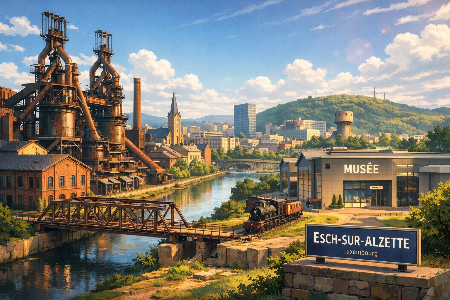 卢森堡南部 — MINETT