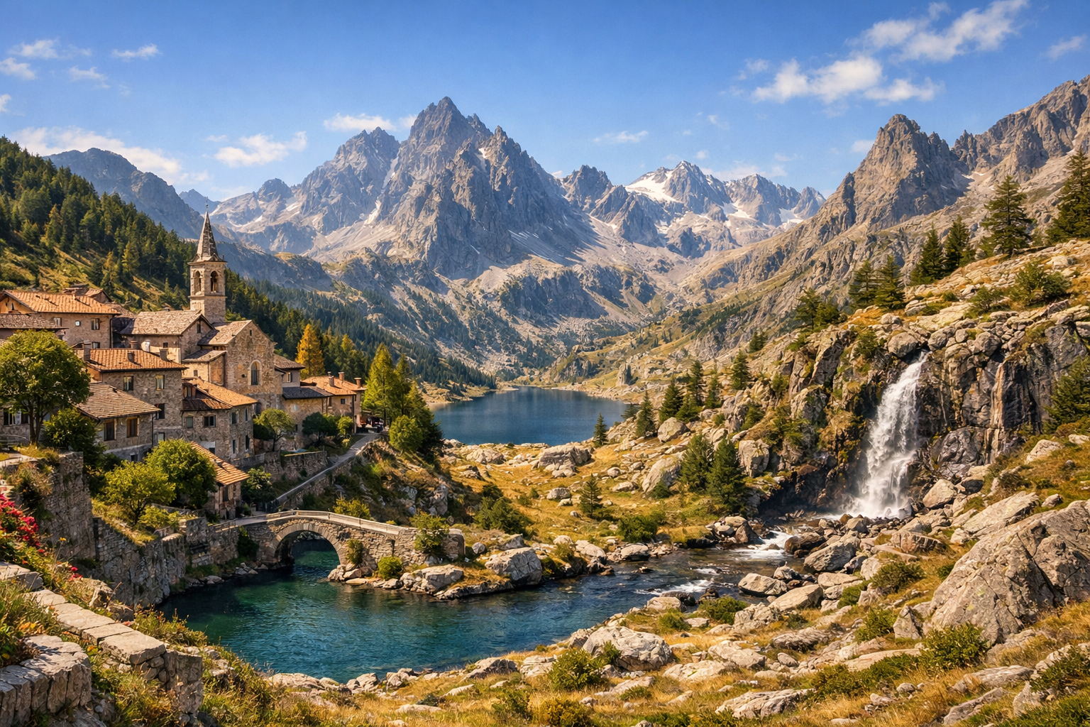 Francia y los anillos alpinos. Trekking por el parque nacional de Mercantour y el Valle de las Maravillas. Temporada agosto-septiembre. Dificultad: media o alta.