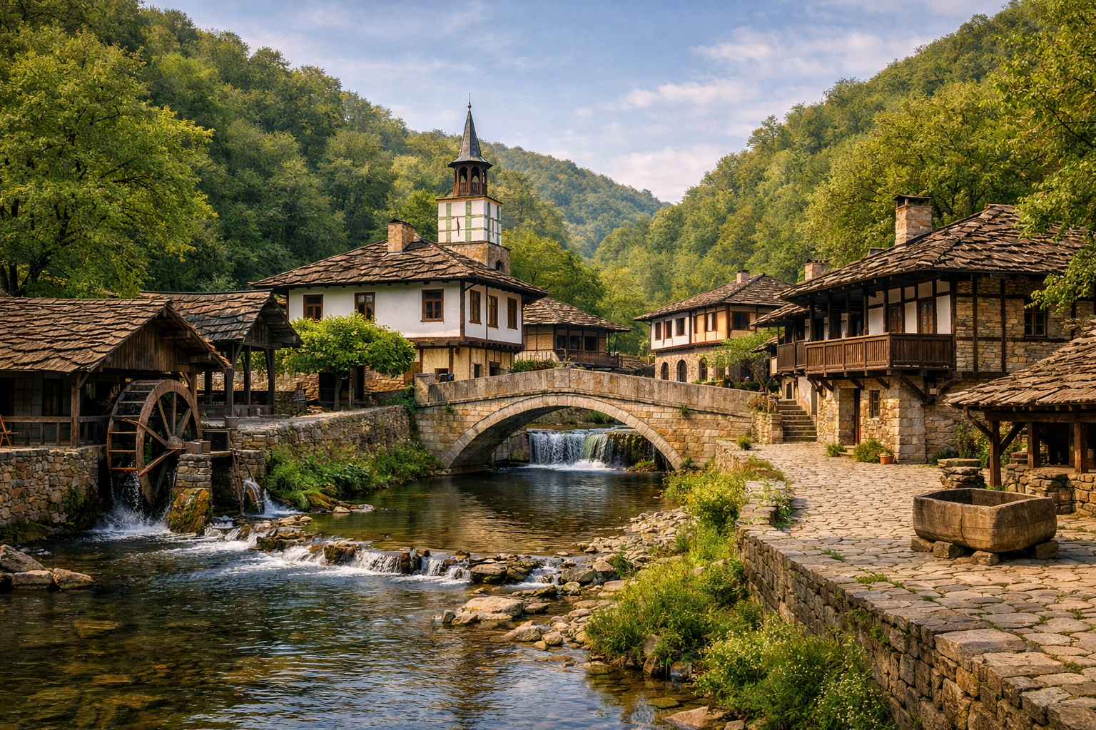 Gabrovo - Etar: musée en plein air