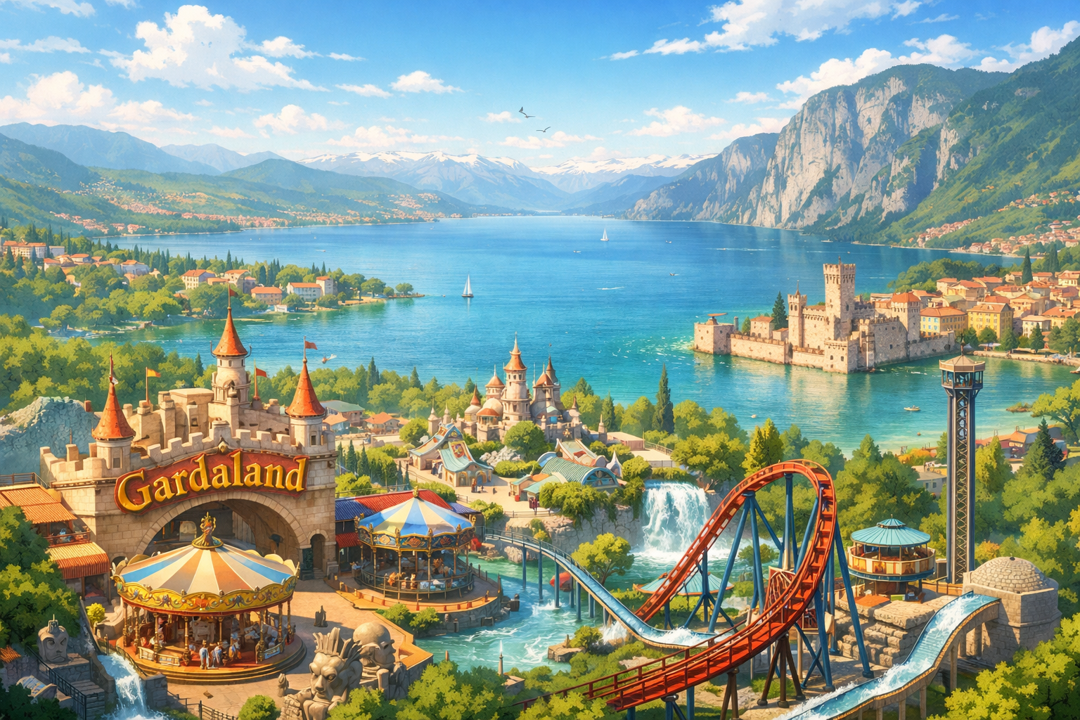 גארדלנד + אגם גארדה