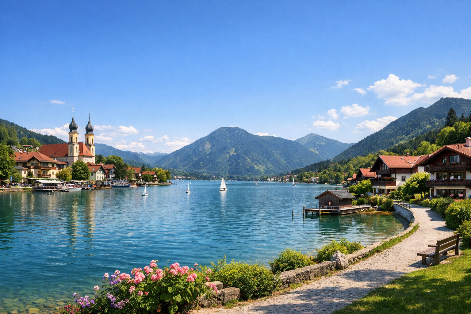 Alemania. Múnich - Lago Tegernsee. Temporada: Junio - Septiembre