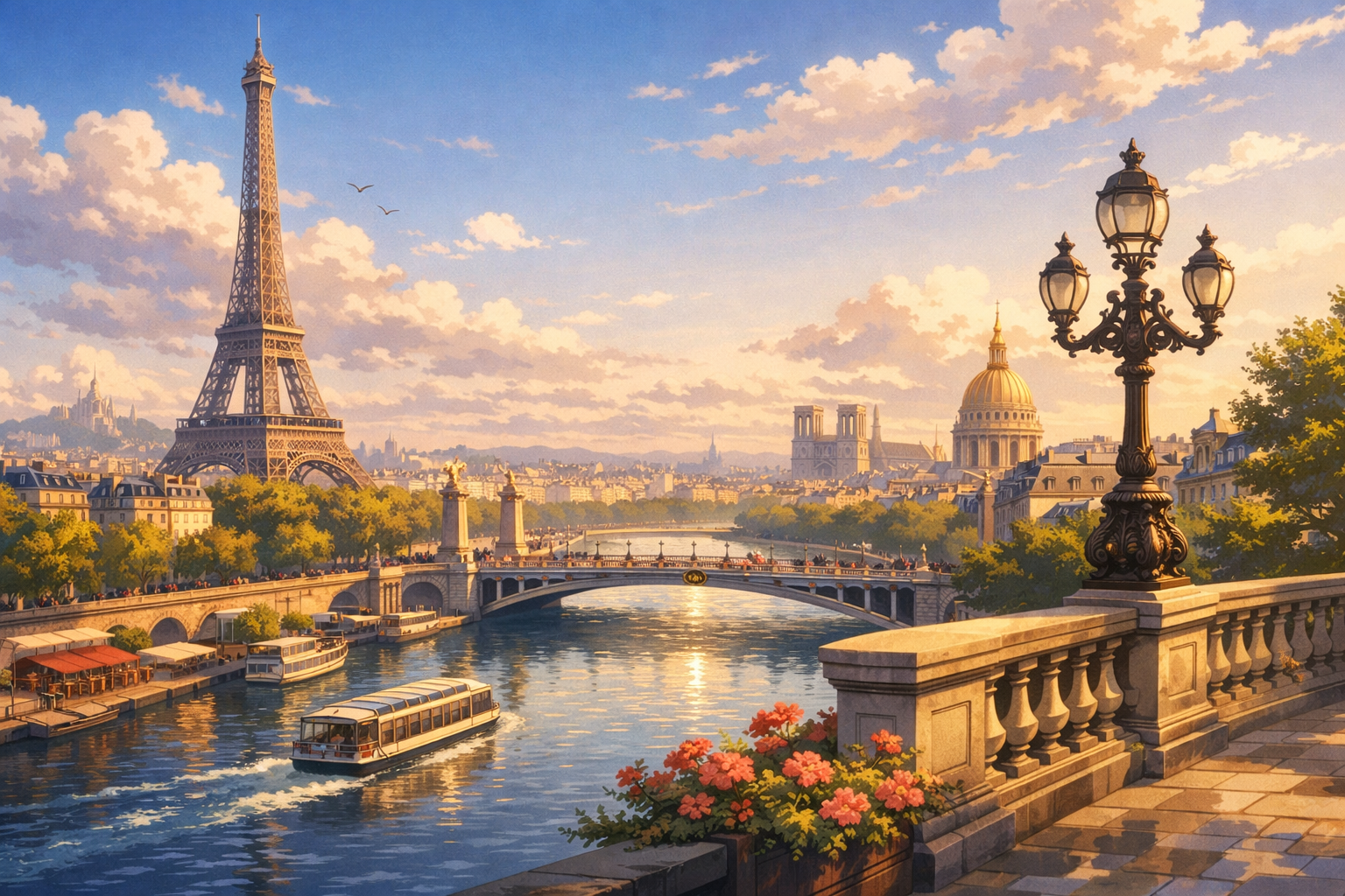 Classic romantic weekend in Paris