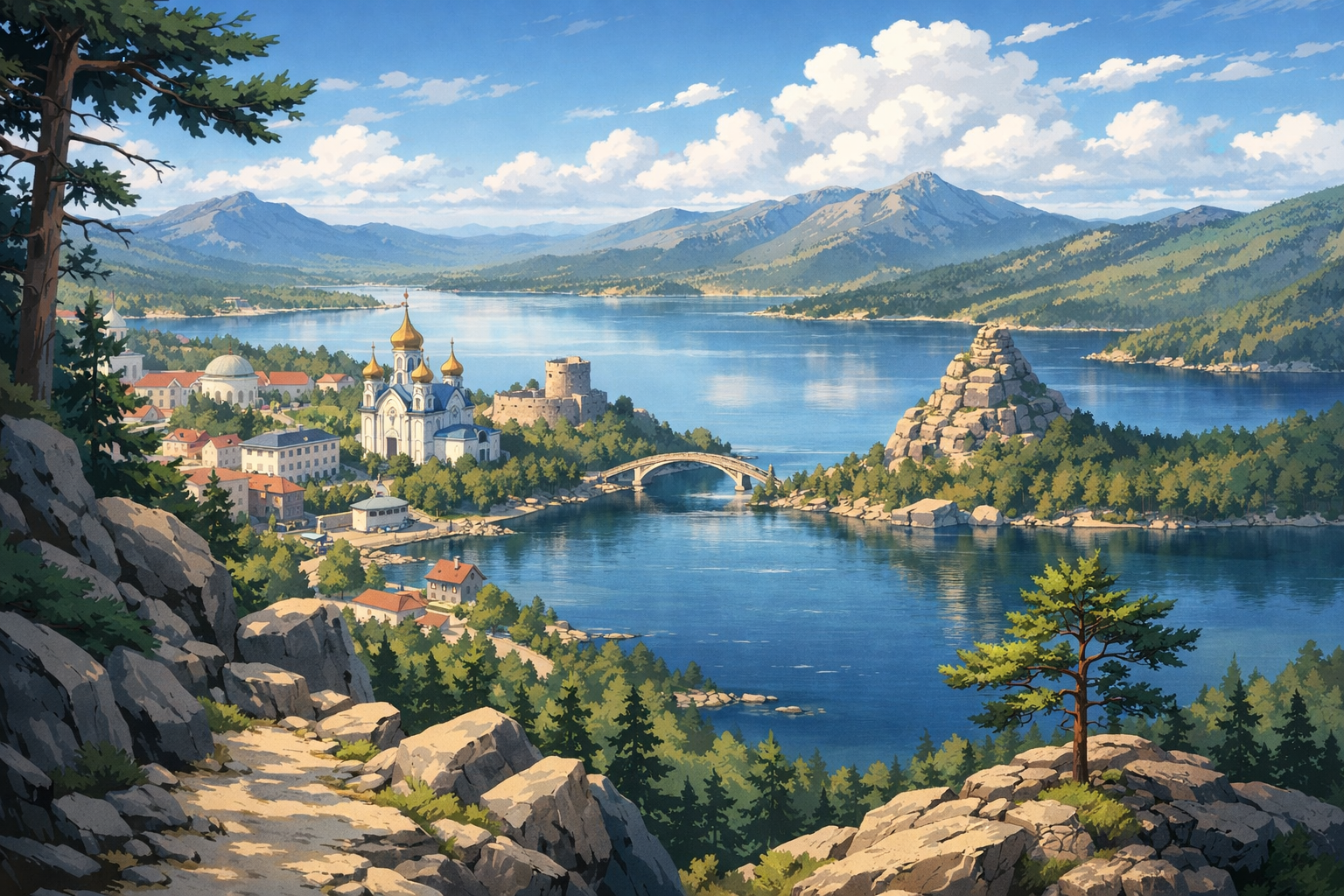 Kokshetau. Hiking tour.