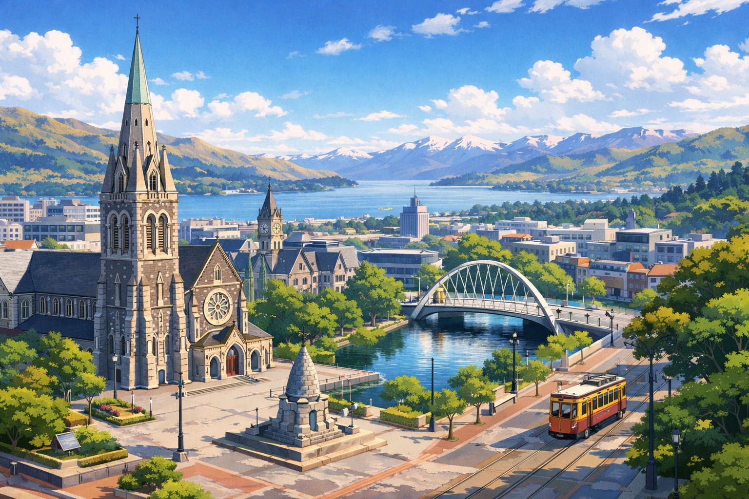 Christchurch with children