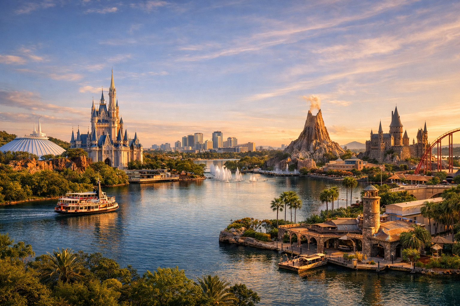 Orlando - family tour of Disney and Universal