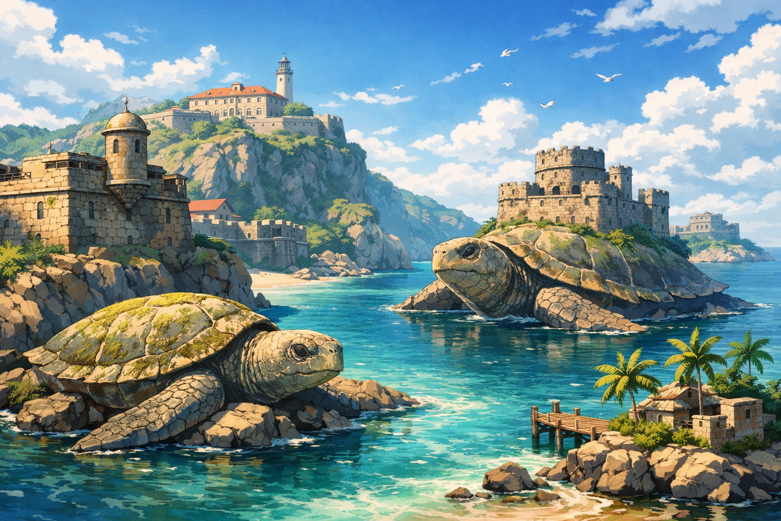 监狱岛与斯瓦希里堡垒