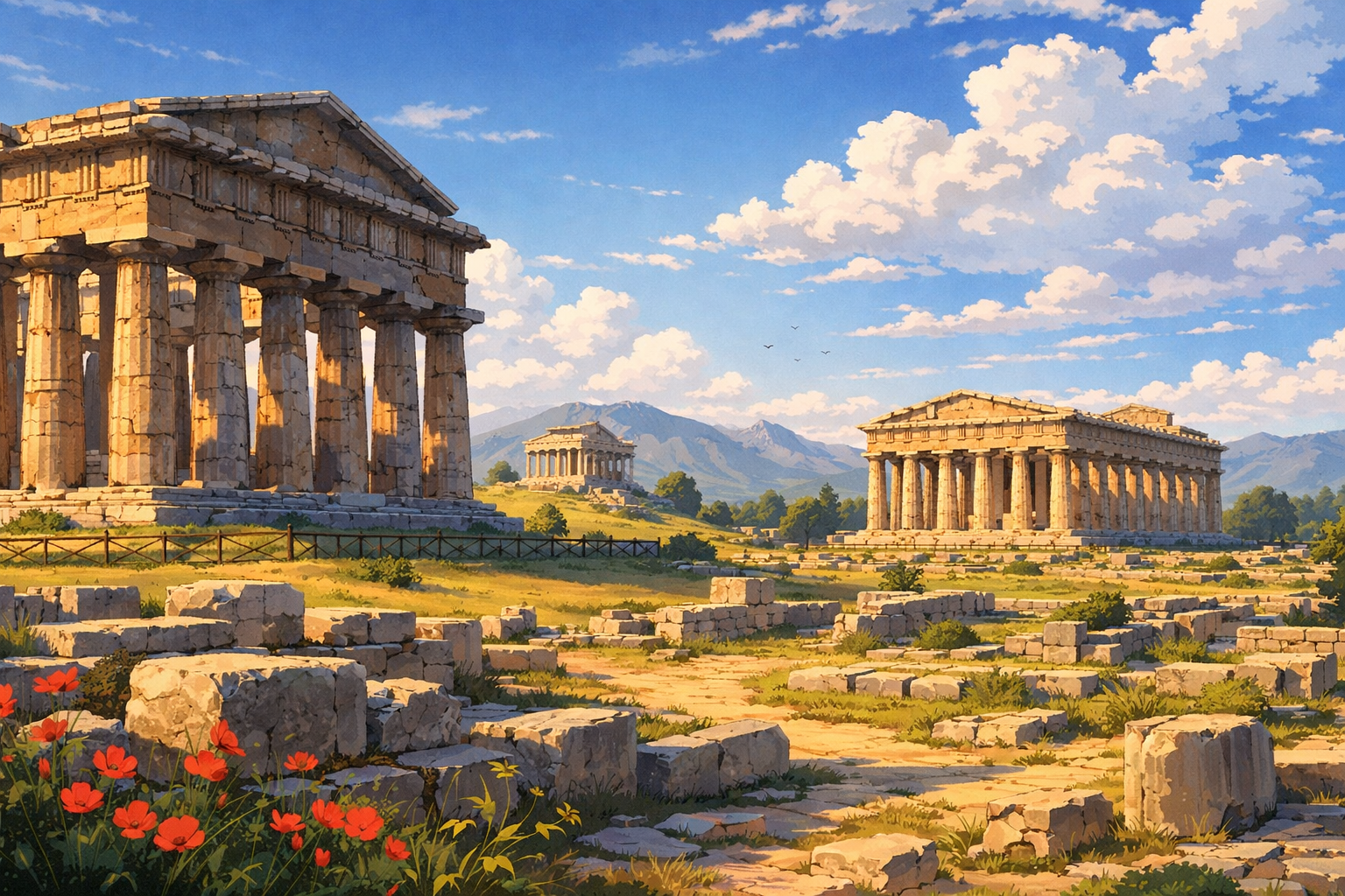 פסטום • מקדשי יוון הגדולה