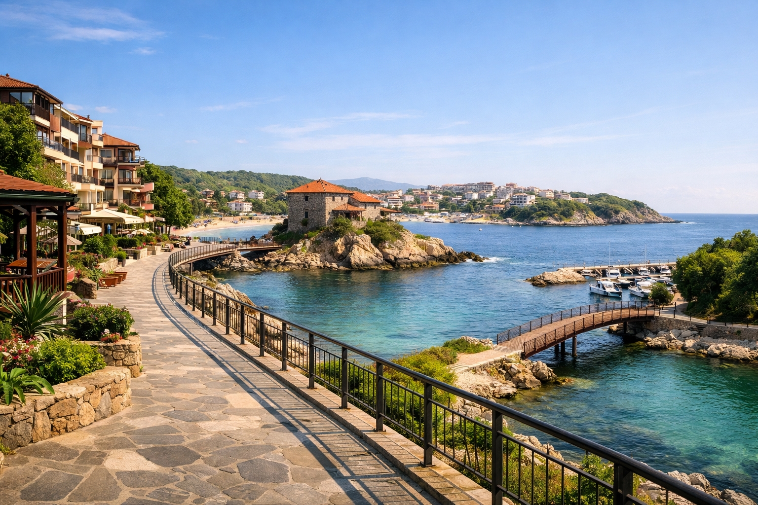 Primorsko + Kiten: tour juvenil de playa