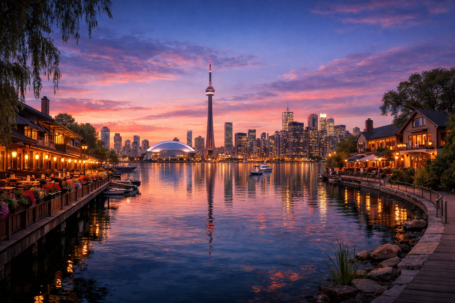 Toronto romantique - lac restaurants promenades