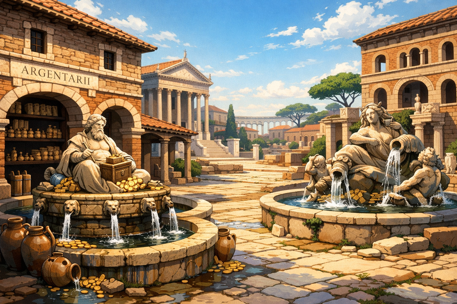 罗马时代的放贷者与喷泉 • 奥斯蒂亚-安提卡