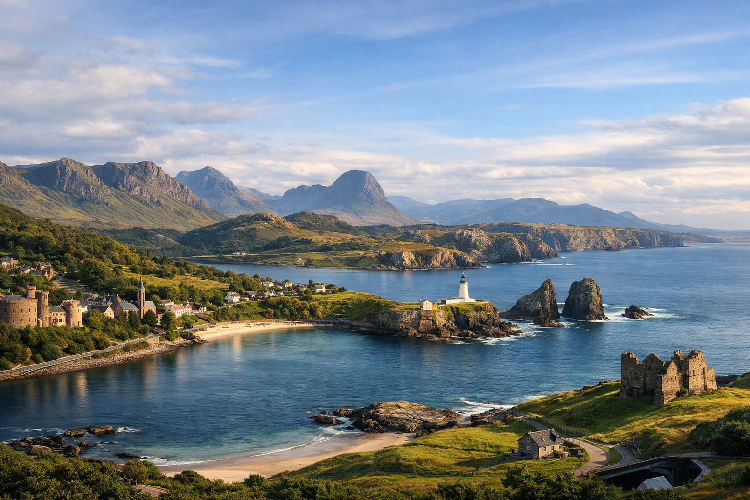 North Coast - Inverness Torridon Gairloch Assynt Durness Caithness Black Isle