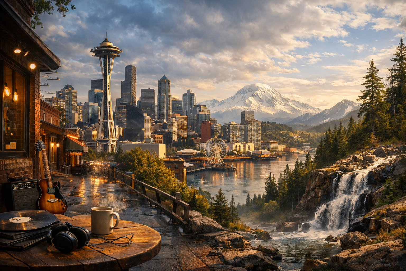 Seattle - coffee music grunge and the nature of the Pacific Northwest