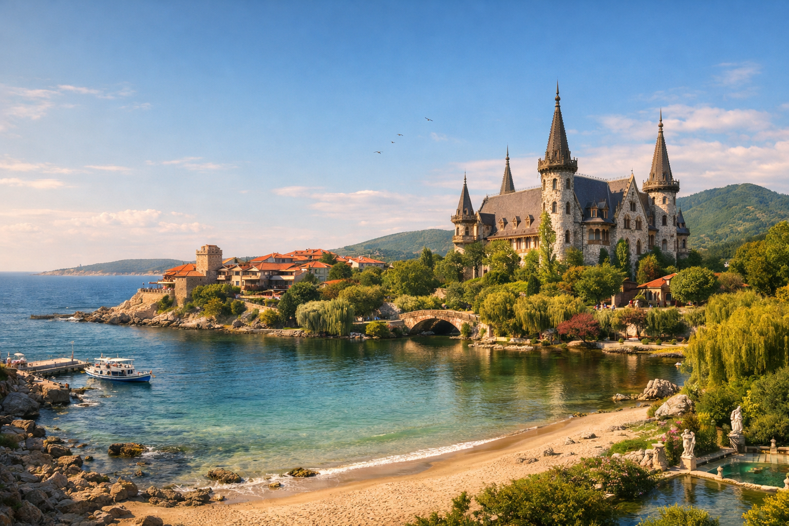 Sozopol – Schloss Ravadinovo und Erholung am Meer