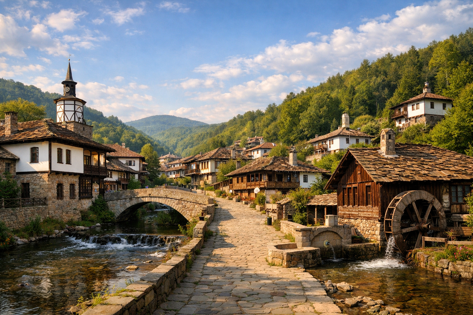 Tryavna - Bozhentsi gemütliches altes Bulgarien