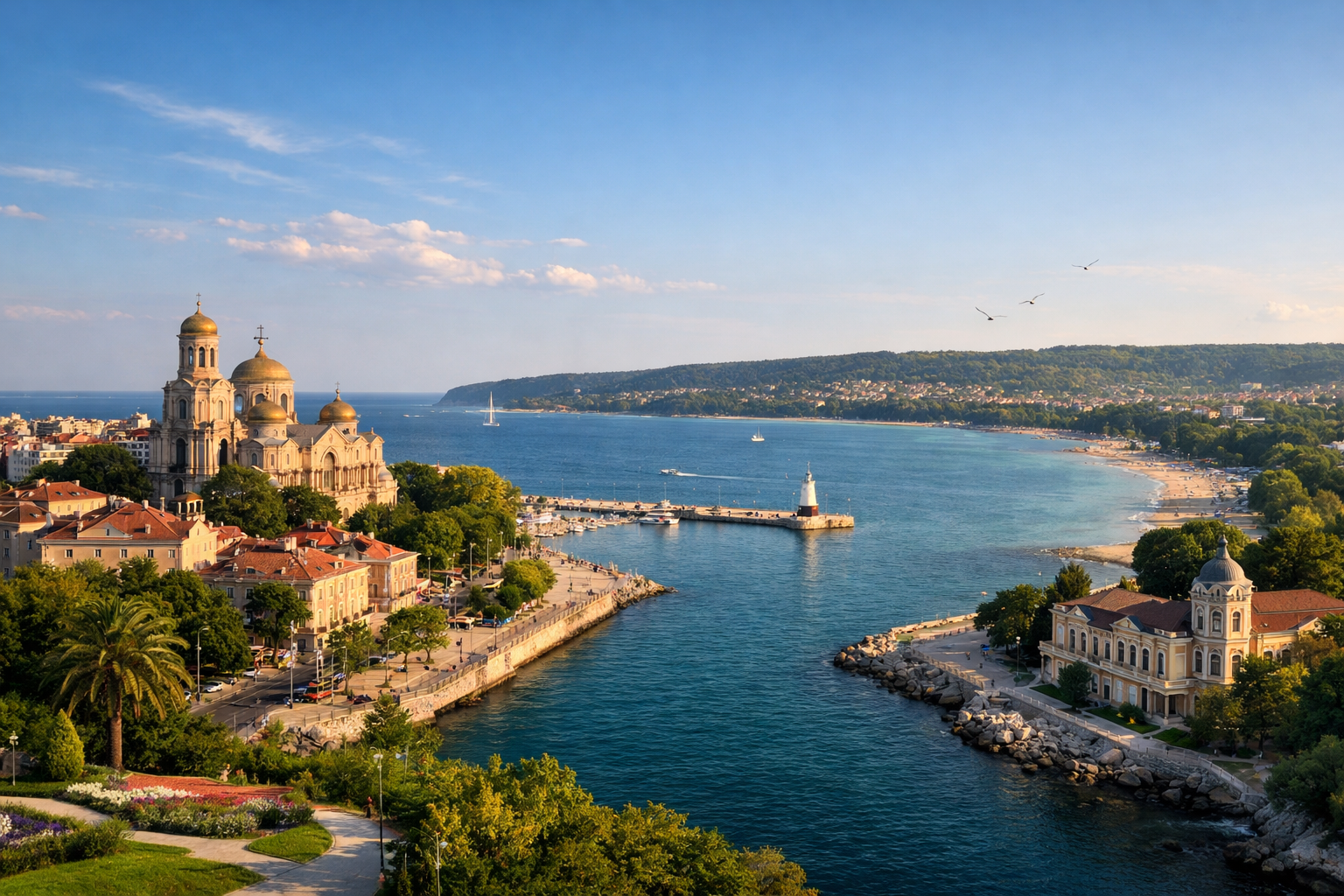 Varna, la capital marítima de Bulgaria